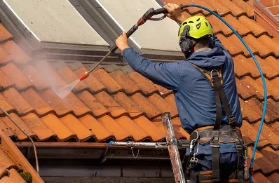 Démoussage et hydrofuge de toiture à Guidel
